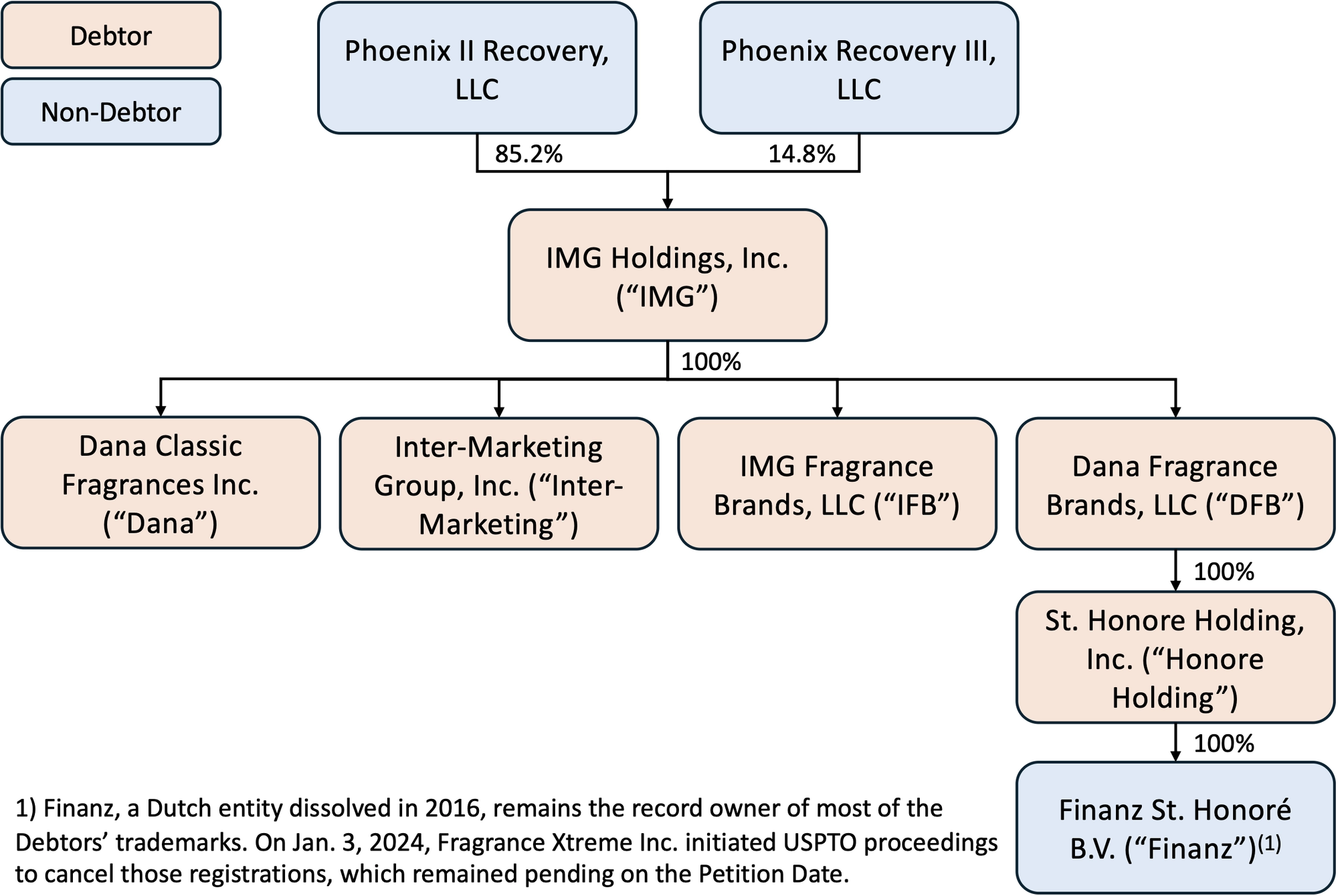 Case Summary: IMG Holdings (Dana Classic Fragrances) Chapter 11
