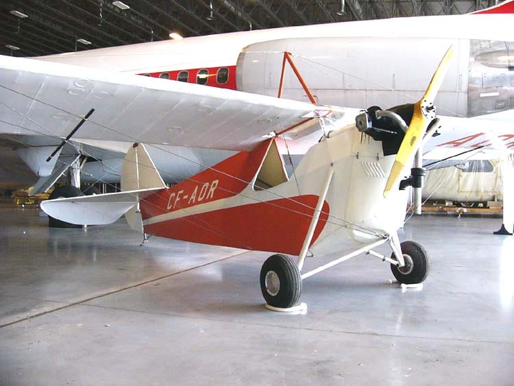 Aeronca C-2 in the Canada Aviation and Space Museum