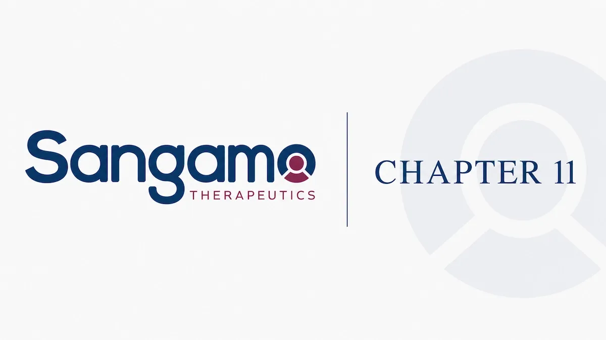 Case Summary: Sangamo Therapeutics Chapter 11 Post image