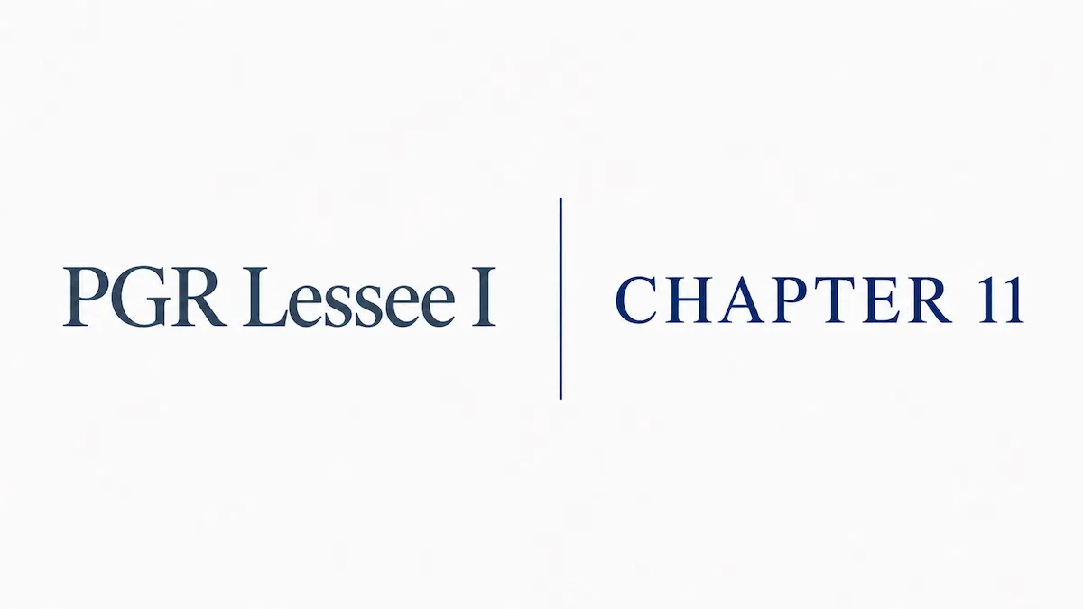 Case Summary: PGR Lessee I Chapter 11 Post image